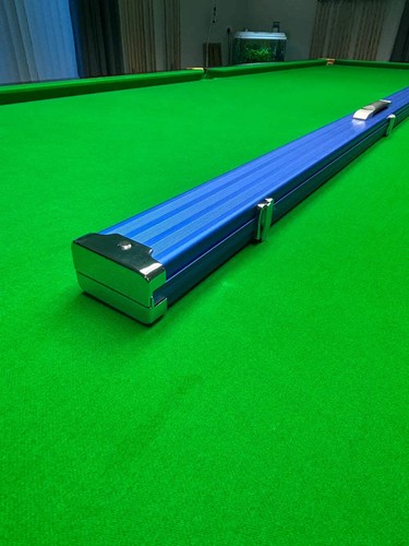 Aluminium cue case - case, blue