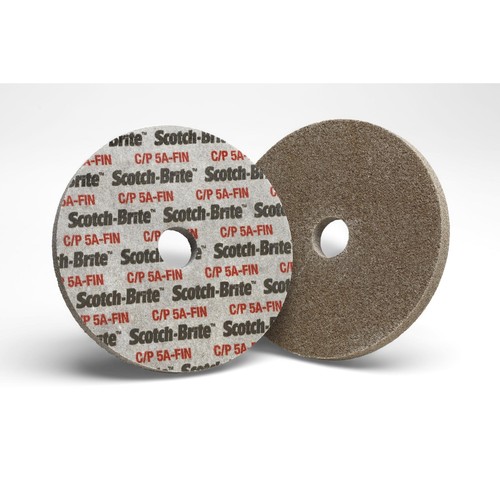 Scotch brite cut and - and, polish