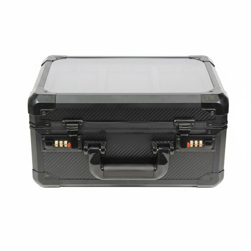 Aluminum card briefcase carbon - aluminum,