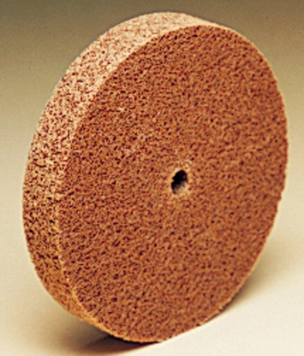 Scotch brite cut - and, polish